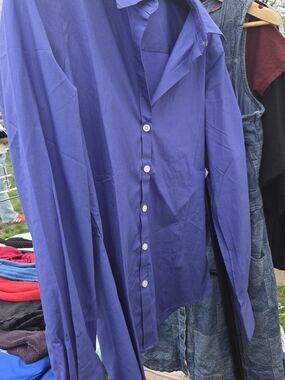 Old Navy Purple Button-Down Shirt
